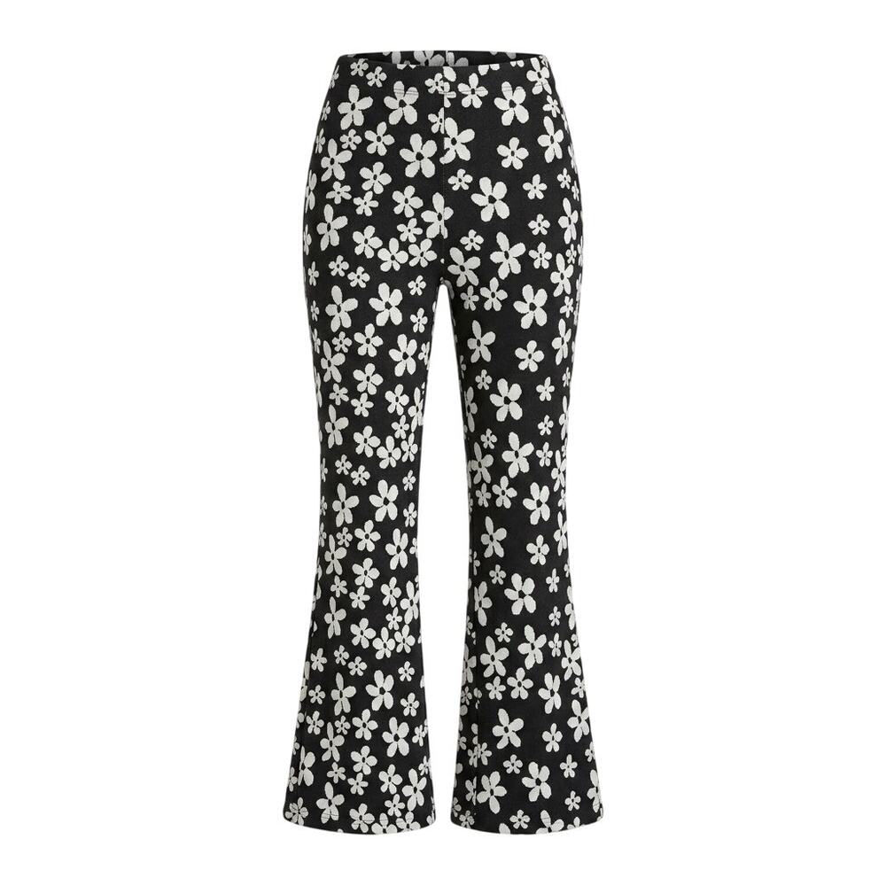 Urban Outfitters Womens XS Y2K Retro 70s Inspired Boho Floral Pull On Flare Pant